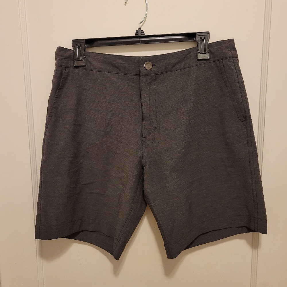 Faherty Men's 32 All Day Shorts, Charcoal